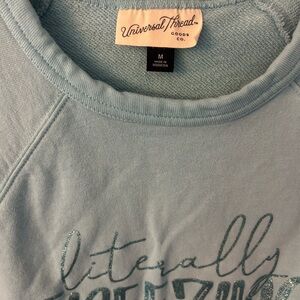 Universal Thread Sky Blue Graphic Sweatshirt